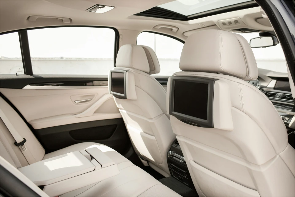 Clean car interior